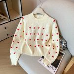 womens-heart-embroidered-pullover-sweater-mock-neck-short-length-thick-knit-top